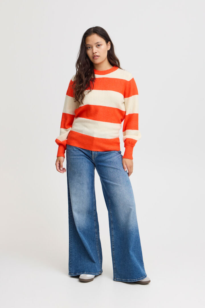 Eden Orange Stripe Jumper