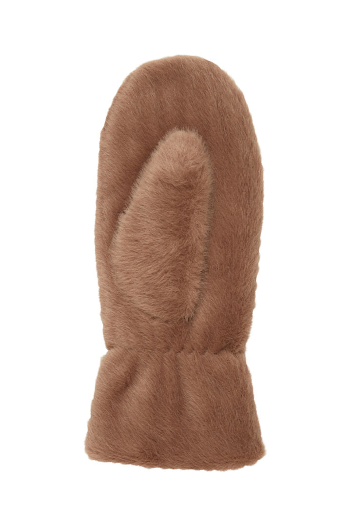 Wolfie Brown Fur Gloves