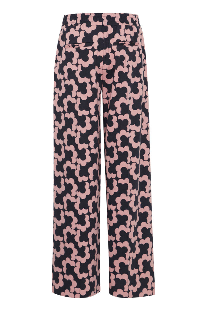 Kate Print Pant Graphic Flowers