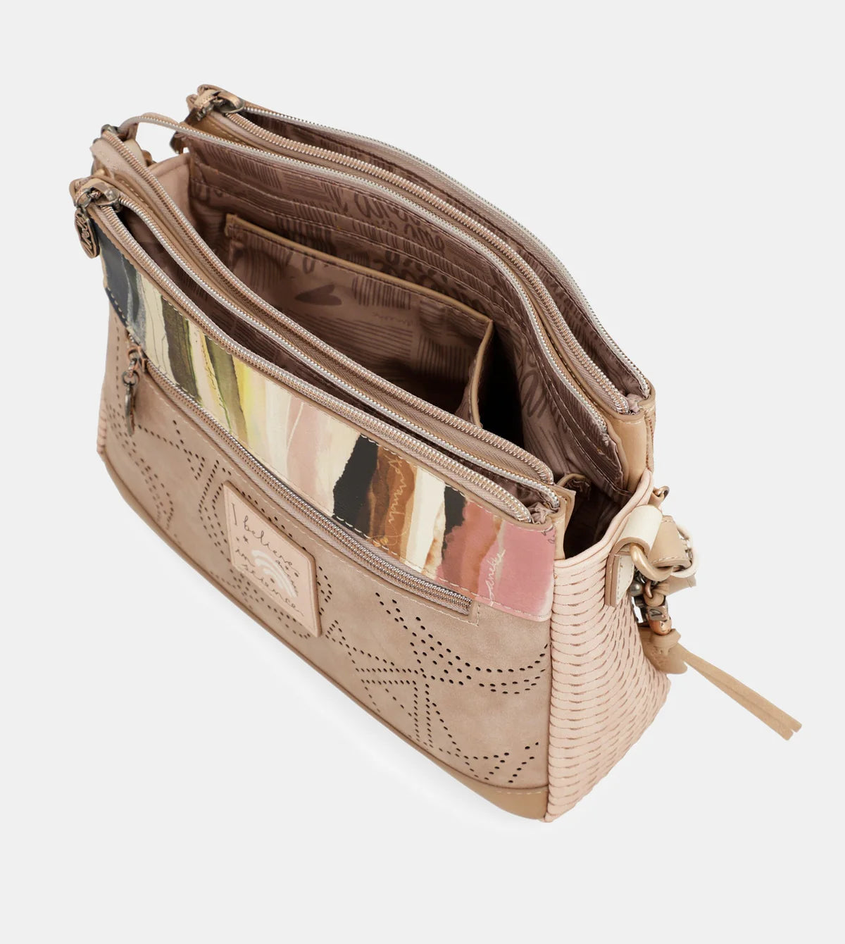 Anekke Studio Nude Crossbody Bag