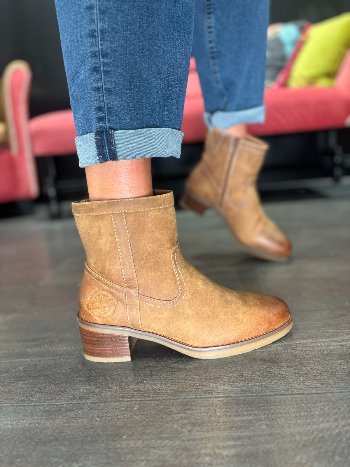 Cognac Tan Boots