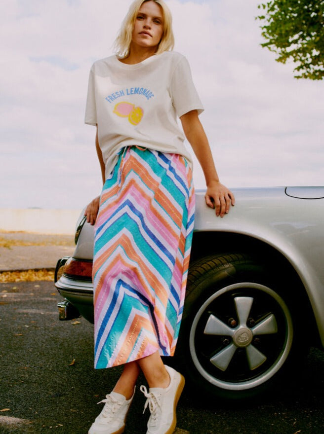 Desmoa Multi Stripe Skirt