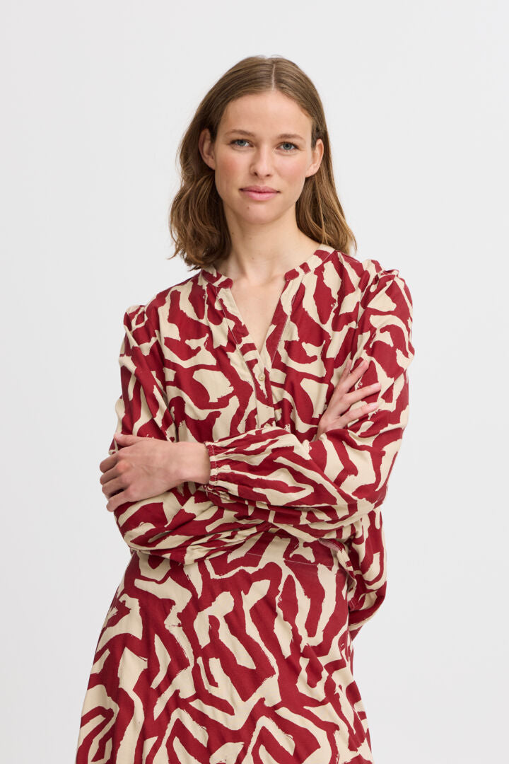 Josa Shirt Pomegranate Red