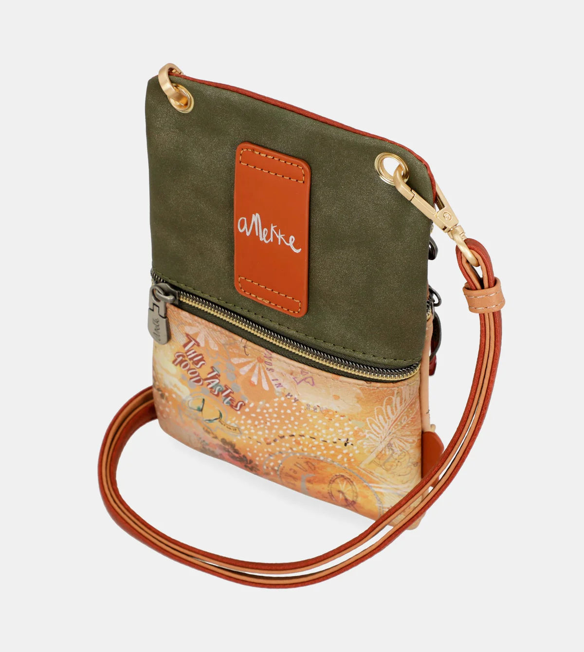 Anekke Camel Crossbody Bag