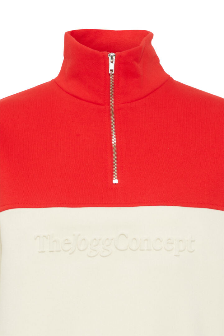 Sage Red HalfZip Sweatshirt