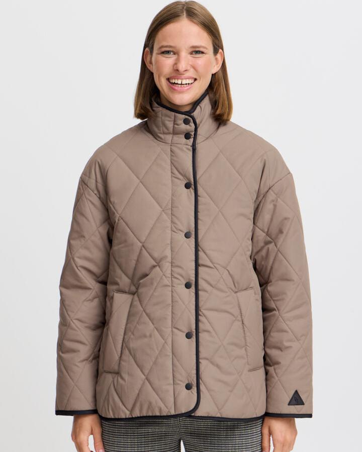 Belis Walnut Quilted Jacket