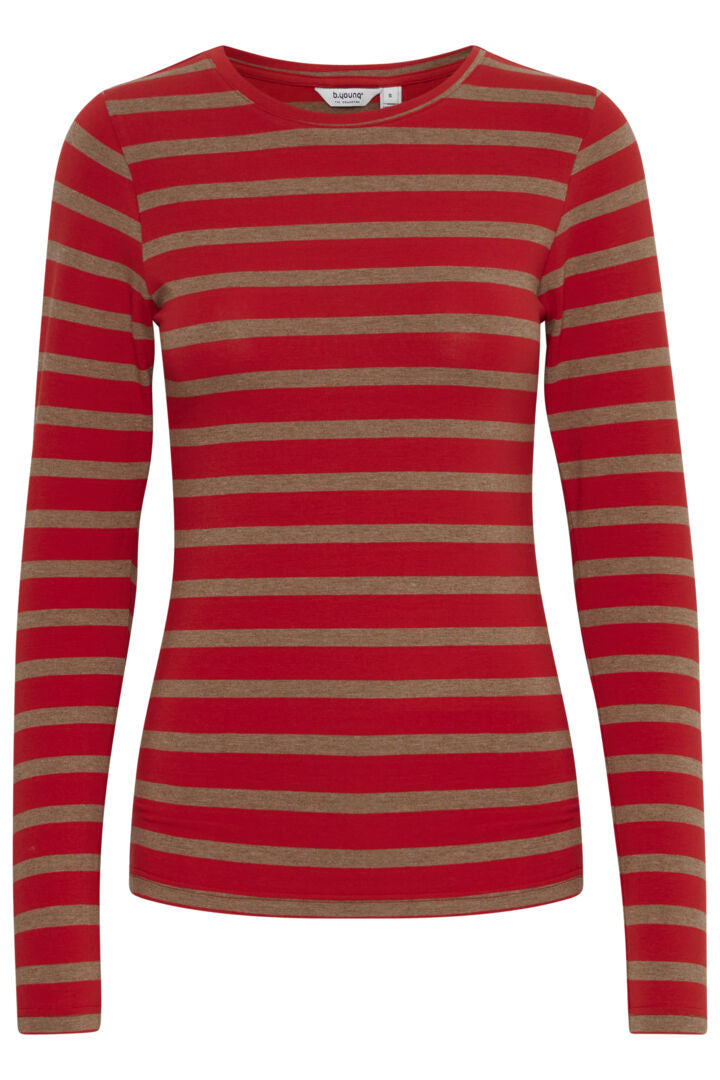 Pamila Red Stripe Top