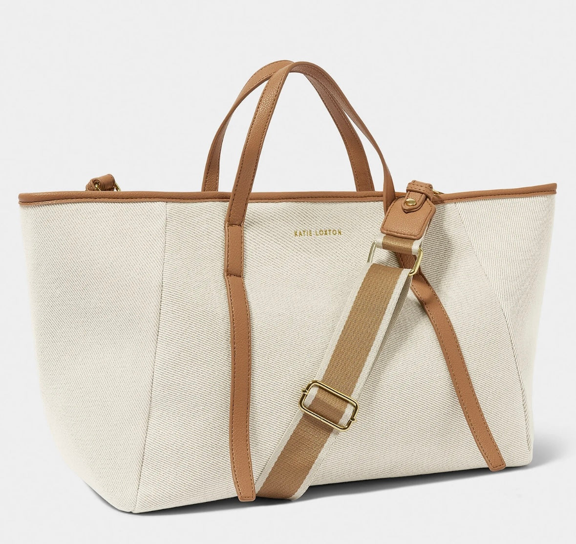 Capri Canvas Tote Bag Tan