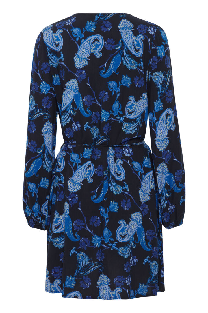 Vera Dress Blue Paisley