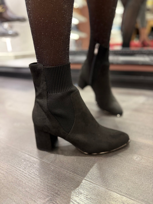 Black Block Heeled Boots