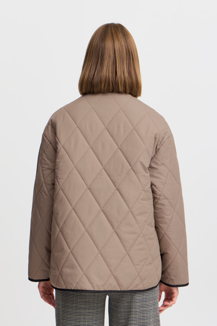 Belis Walnut Quilted Jacket