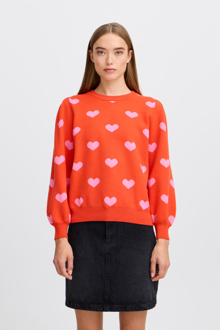 Brielle Heart Knit