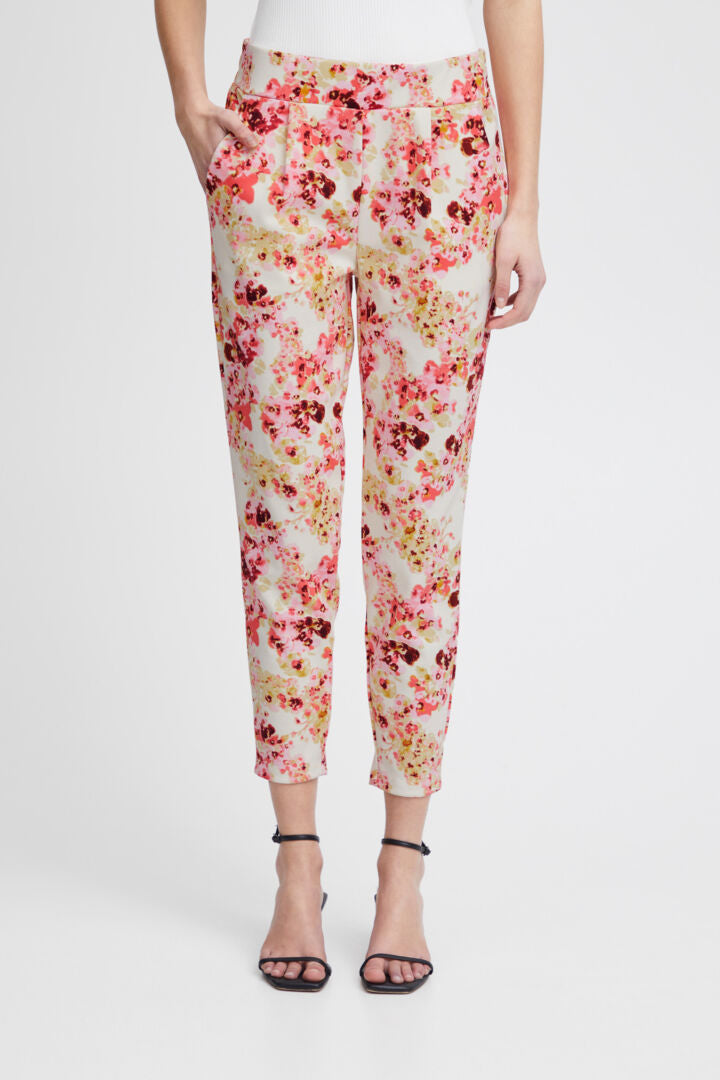Kate Coral Floral Trousers