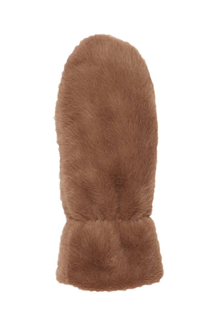 Wolfie Brown Fur Gloves