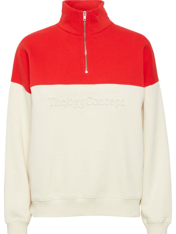 Sage Red HalfZip Sweatshirt