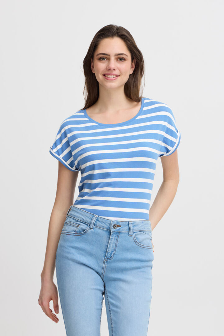 Pamila Oneck T Shirt Blue