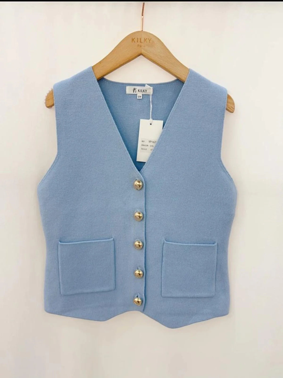 Daisy Blue Waistcoat