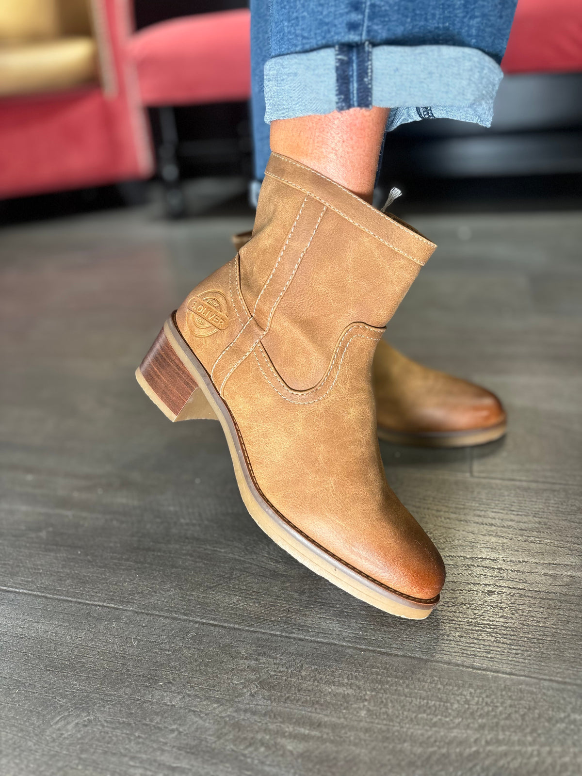 Cognac Tan Boots