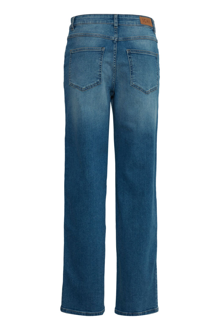 Twiggy Medium Blue Straight Jeans