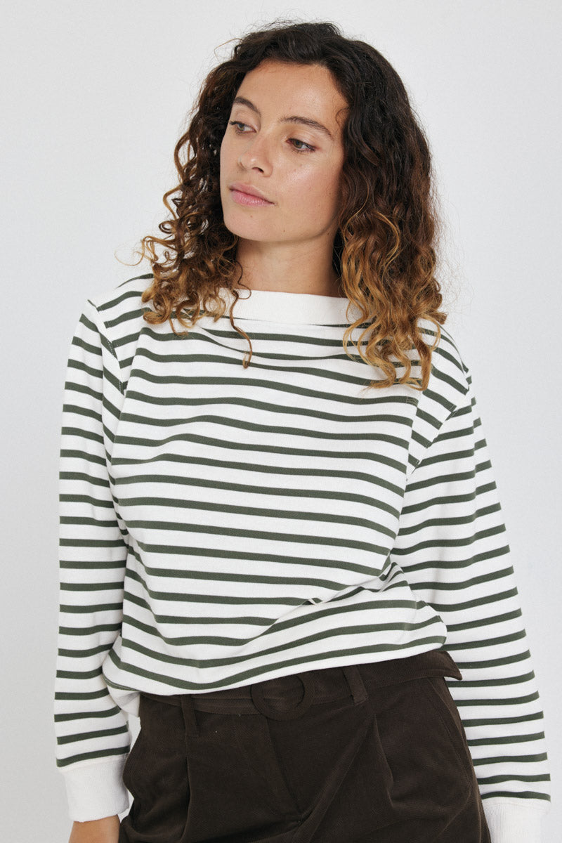 Anaelle Stripe Sweatshirt