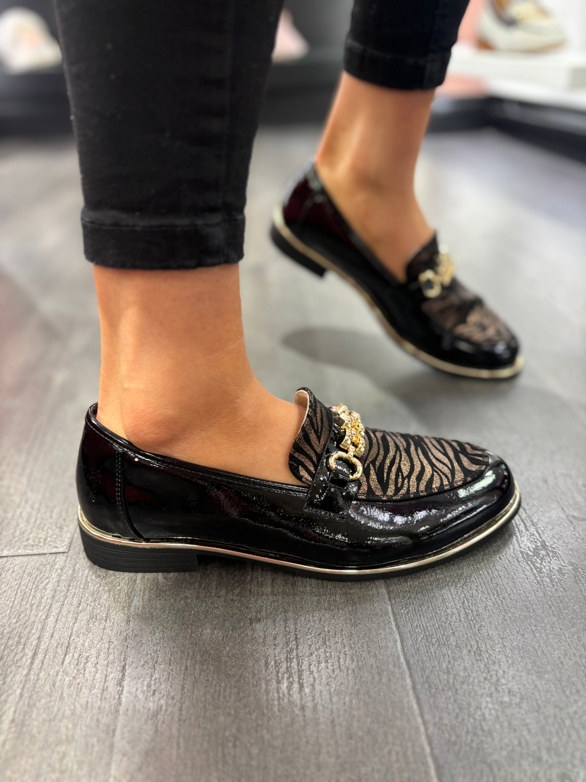 Wade Animal Print Loafers