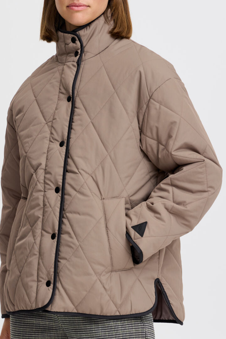 Belis Walnut Quilted Jacket