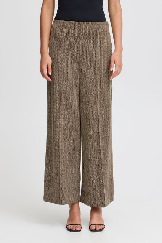 Kate Trouser Jacquard Herringbone