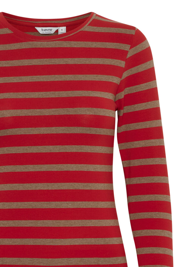 Pamila Red Stripe Top