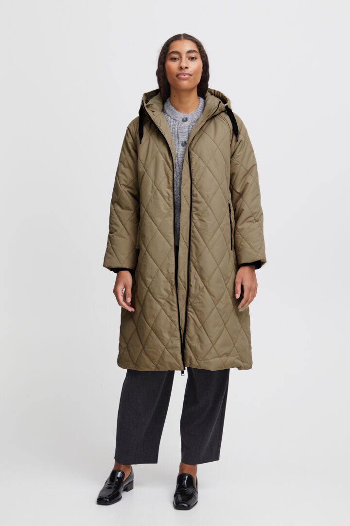 Belis Walnut Long Puffer