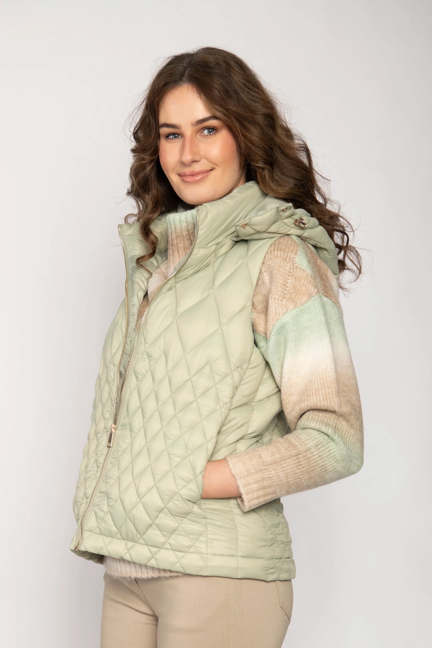 Mint Green Gilet