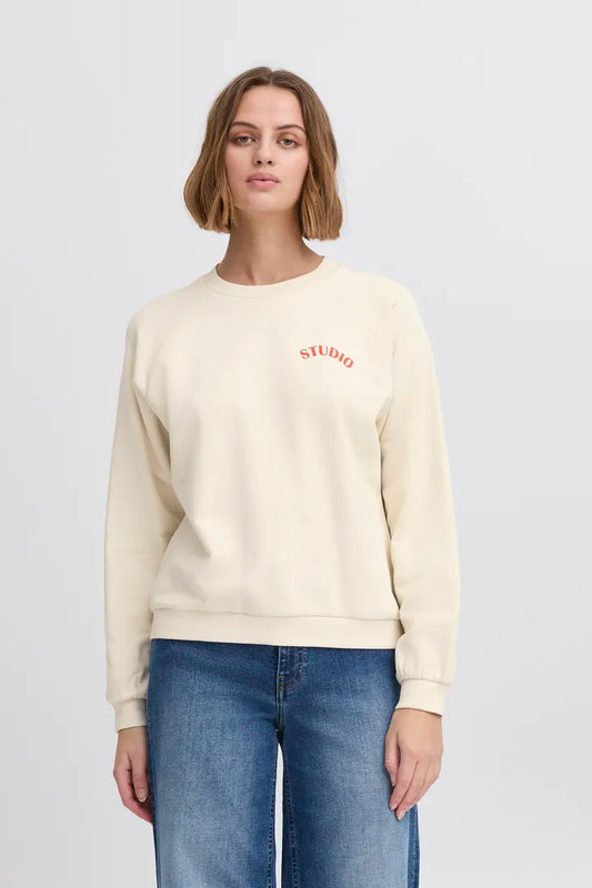 Marrot Cream Sweatshirt