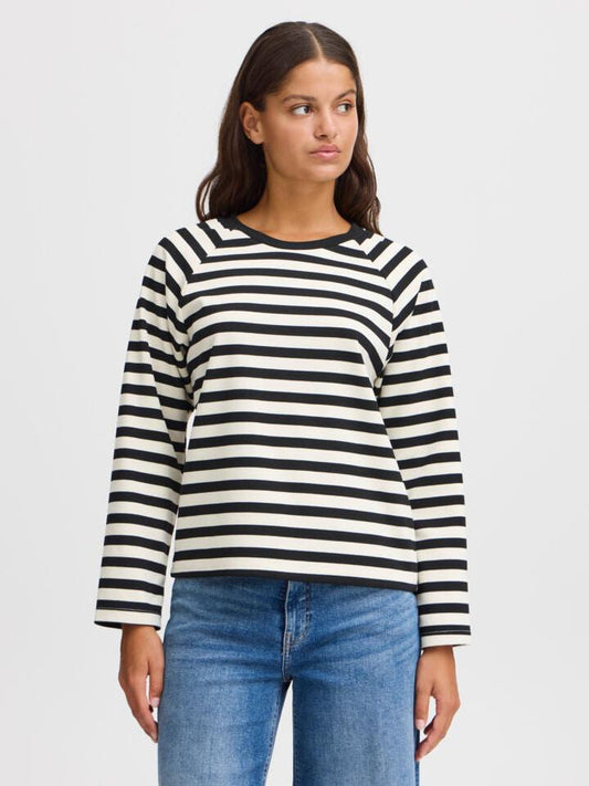 Tira Black Stripe Sweatshirt