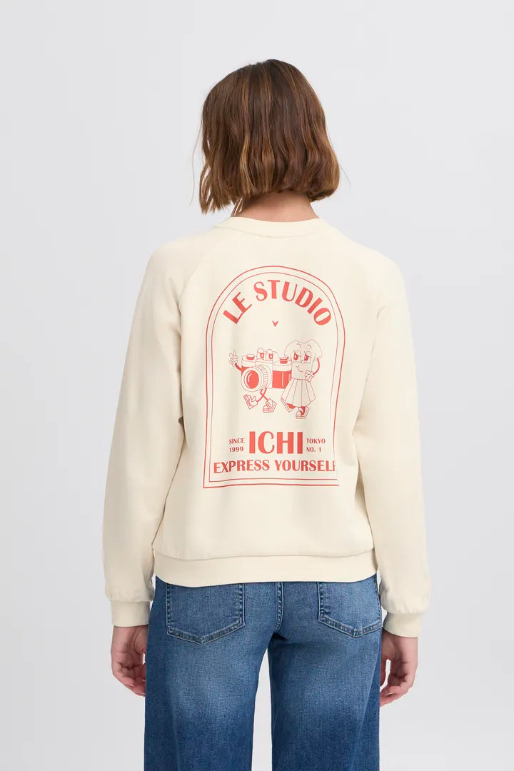 Marrot Cream Sweatshirt