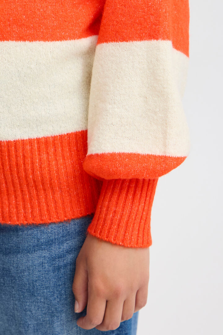 Eden Orange Stripe Jumper