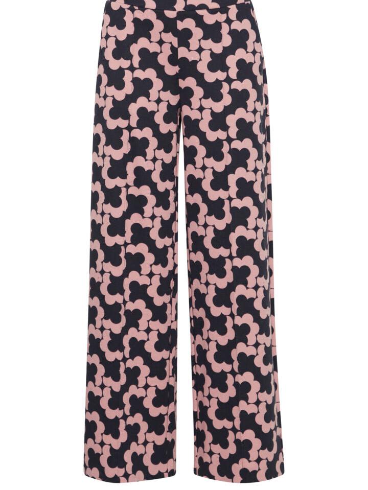 Kate Print Pant Graphic Flowers