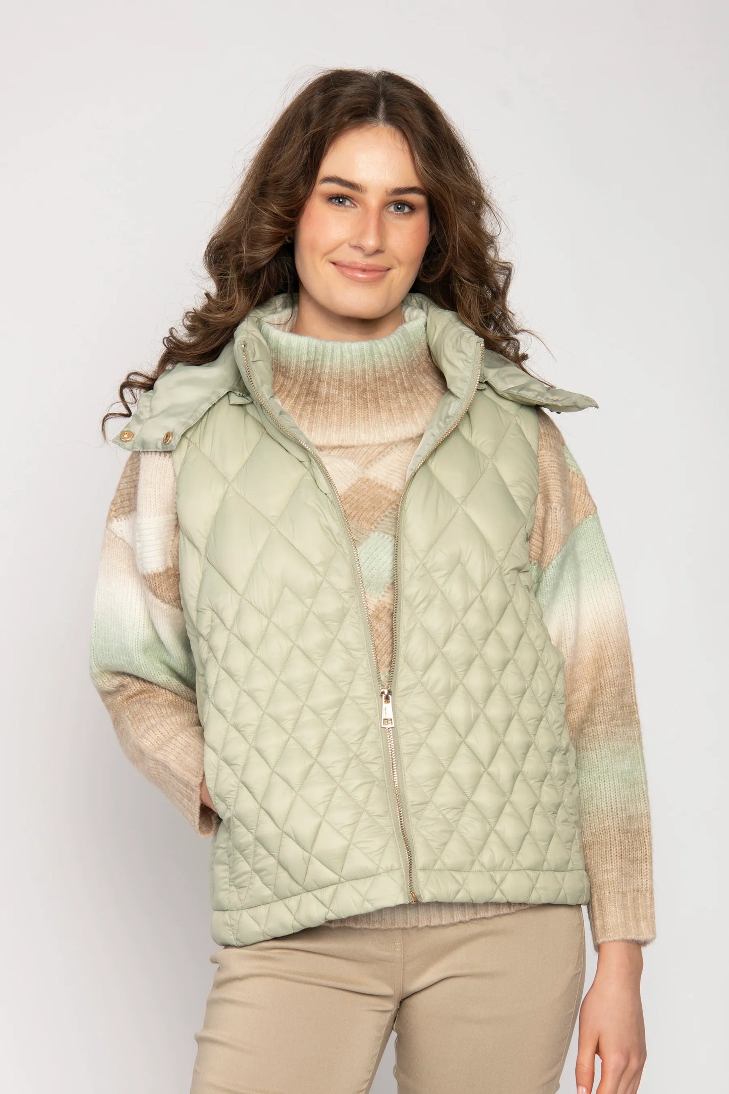 Mint Green Gilet