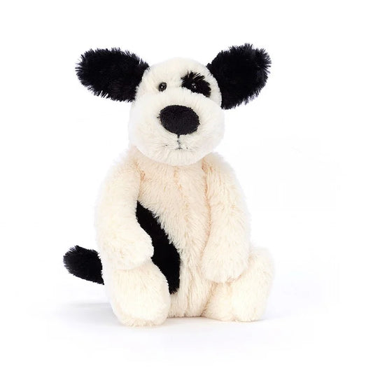 Bashful Black & Cream Puppy Medium